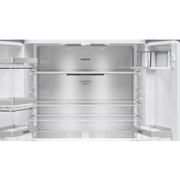 Frigorifico Side By Side 4 Portas Cor Inox No Frost SIEMENS KF-96-NAXEA 405 L 183 x 91 x73.1 Classe E
