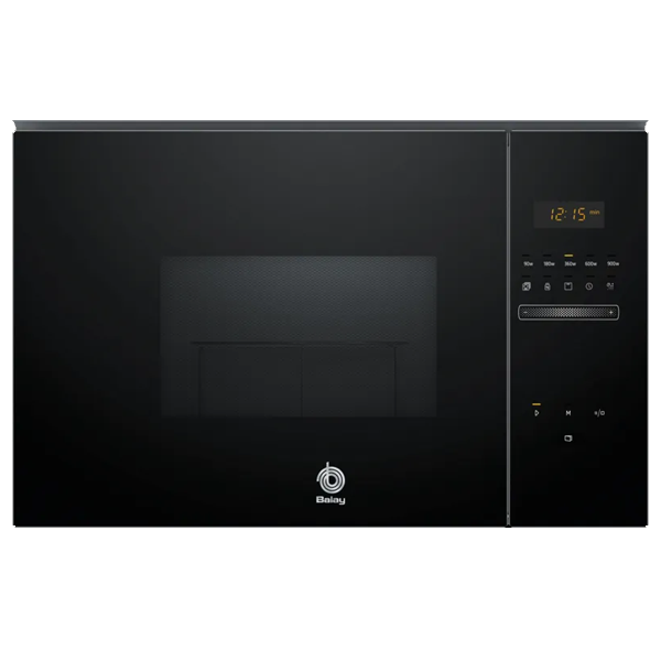 Micro-ondas Encastre Balay 3CG5175N2 25 L 900 W com Grill 1200 W, Aqualisis e Controlo Deslizante – Preto