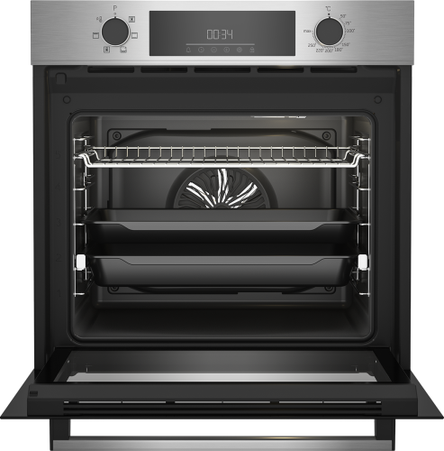 Pack Encastre Forno + Placa Beko BBSE 12340 XD 60cm Vapor 72L Classe D