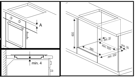 Pack Encastre Forno + Placa Beko BBSE 12340 XD 60cm Vapor 72L Classe D
