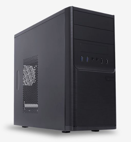 Caixa ATX DARK SHADOW BLACK 300W 85W Eficiência- 2xUSB 3.0 + 2xUSB 2.0