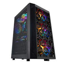 Caixa MARS GAMING MCMESH MICRO-ATX CASE, ULTRA-COOLING, 3X FRGB FAN, 360º MESH, BLACK