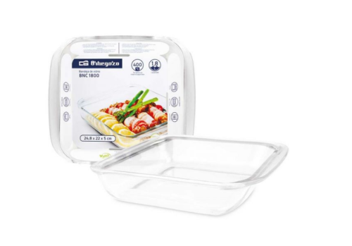 BANDEJA ORBEGOZ.VIDRO-1,8L.REC-BNC1800