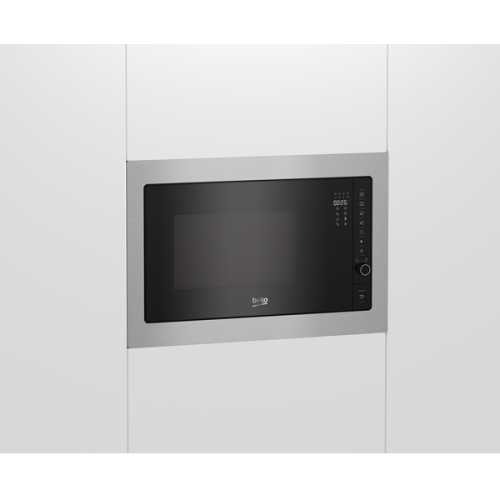 Microondas de Encastre c/ Grill 25L 1000W BMGB 25332 BG (Inox) - BEKO