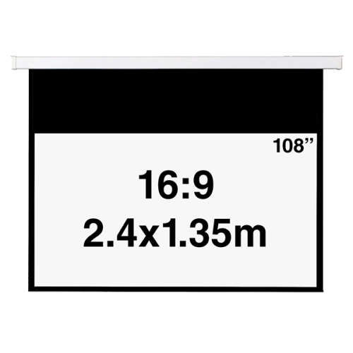 Tela de Suspensão Manual 108", dimensão da tela: 2480 x 1655