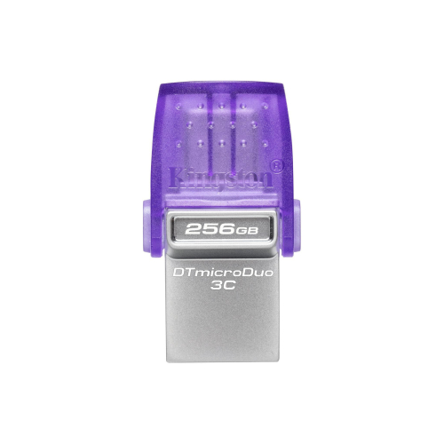 KINGSTON PEN 256GB DATATRAVELER MICRO DUO 3C 200MB/S DUAL USB-A + USB-C"|KINGSTON|Pen Drive"
