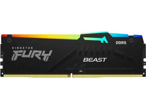 Memoria RAM KINGSTON FURY Beast RGB 32GB DDR5 1.25V 5200MT/s CL40 KF552C40BBA-32