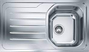 FRANKE BANCA ONDA LINE INOX ESC. ESQ.