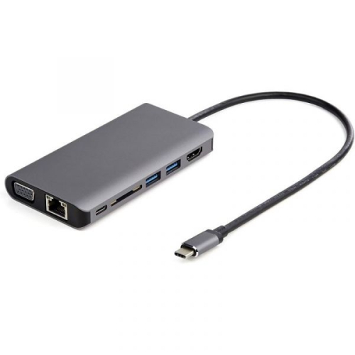 StarTech DKT30CHVAUSP Hub USB-C a HDMI/VGA/USB 3.0/RJ45/SD