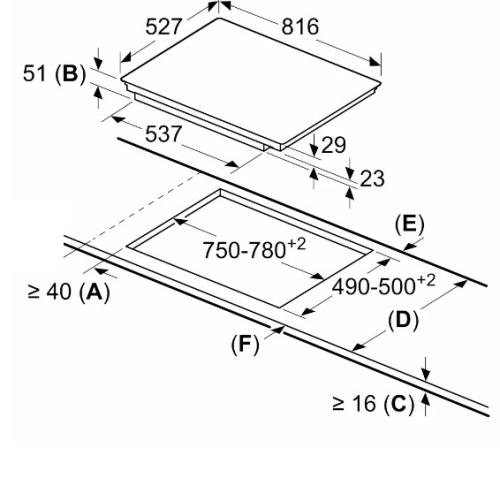 Placa Inducao Encastre BOSCH PXY875KV1E 80Cm