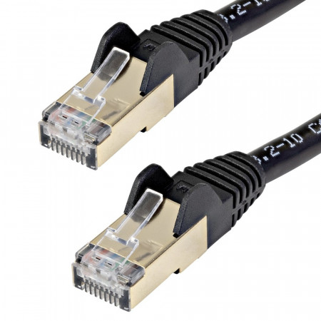 CABLE 10M DE RED CAT6A NEGRO