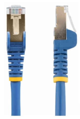 Cabo Rede StarTech patch RJ-45 (M) para RJ-45 (M) 7.5 m PTB CAT 6a moldado, sem nós azul, 6ASPAT750CMBL