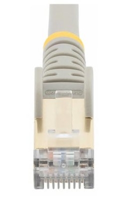 Cabo Rede StarTech patch RJ-45 (M) para RJ-45 (M) 7.5 m PTB CAT 6a moldado, sem nós cinza, 6ASPAT750CMGR