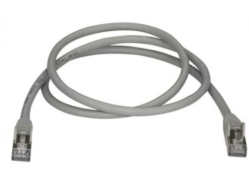 Cabo Rede StarTech patch RJ-45 (M) para RJ-45 (M) 7 m PTB CAT 6a moldado, sem nós cinza, 6ASPAT7MGR