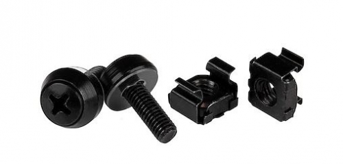 Pacote STARTECH com 50 Porcas e Parafusos para Bastidor de Rack de Servidor