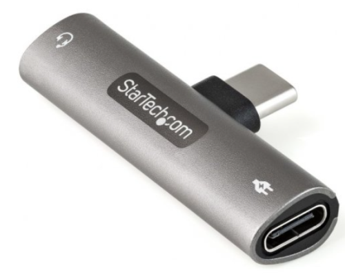 STARTECH ADAPTADOR USB C AUDIO Y CARGA