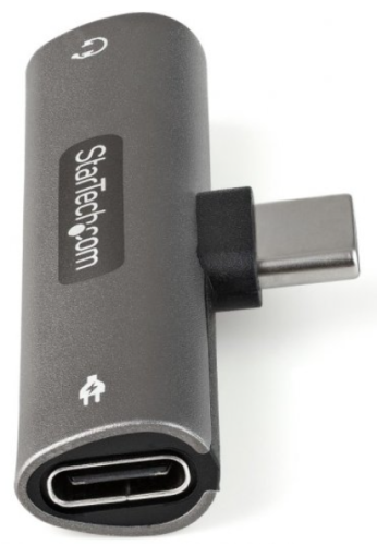 STARTECH ADAPTADOR USB C AUDIO Y CARGA