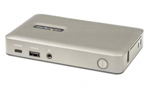 Estação de engate USB-C 3.2 Gen 1 VGA, DP 1GbE Compatível com TAA Reino Unido, Europa Startech DKM30CHDPDUE