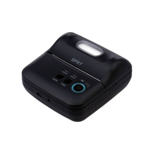 Sitten SP-RMT9 - Impressora térmica 80mm portátil, Bluetooth e USB, Bateria de Lithium, Dimensões: 103x99x46mm, Peso: 256g.