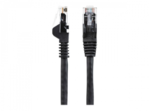 Cabo de Rede StarTech RJ45 Cat 6 UTP 50cm Preto - N6LPATCH50CMBK