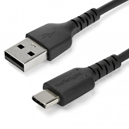 CABLE 1M USB-A A USB-C NEGRO