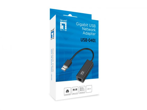 Adaptador Gigabit Level One USB to LAN - USB-0401