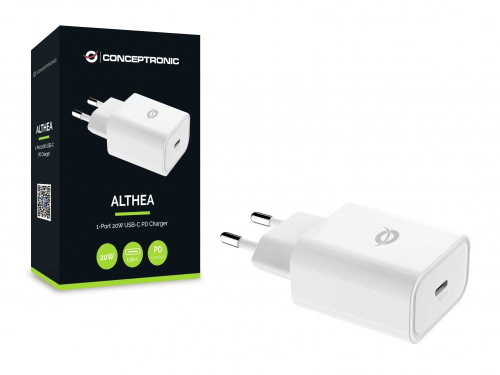 ALTHEA07W ALTHEA 1-Port 20W USB-C PD Charger 