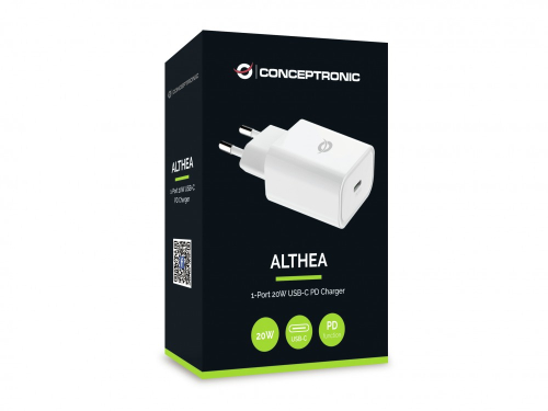 ALTHEA07W ALTHEA 1-Port 20W USB-C PD Charger 
