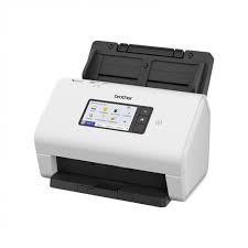 Scanner profissional Brother ADS-4900W d frente e verso com painel tátil, WiFi e NFC Velocidade 60fpm/120ppm ADF 100 folhas 9.000 folhas/dia