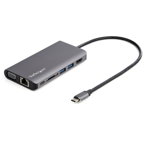 StarTech DKT30CHVAUSP Hub USB-C a HDMI/VGA/USB 3.0/RJ45/SD