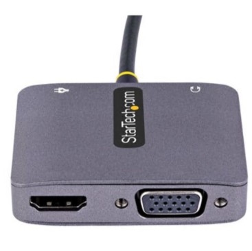 ADAPTADOR StarTech 122-USBC-HDMI-4K-VGA DE VIDEO USB C 4K