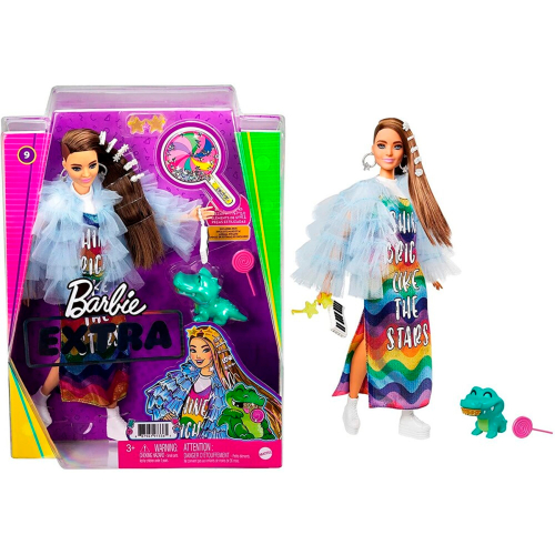 BARBIE - Extra Arco-Iris com Mascote GYJ78