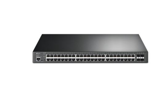 TP-LINK SWITCH 48-PORT GIGABIT 4-PORT 10GE SFP+ L2+ MANAGED WITH 48-PORT POE