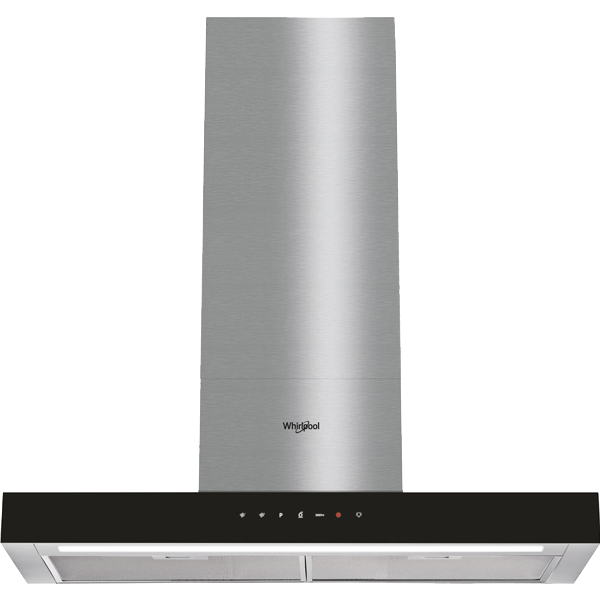 Exaustor Chaminé Whirlpool WHBS 62F LT K/1 – 60 cm Preto/Inox