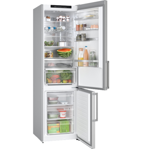 Frigorifico Combinado 2 Portas Cor Inox No Frost Bosch KGN39AIAT 363 LT 203x66.5x60 Classe A