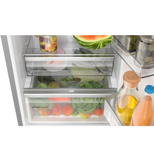 Frigorifico Combinado 2 Portas Cor Inox No Frost Bosch KGN39AIAT 363 LT 203x66.5x60 Classe A