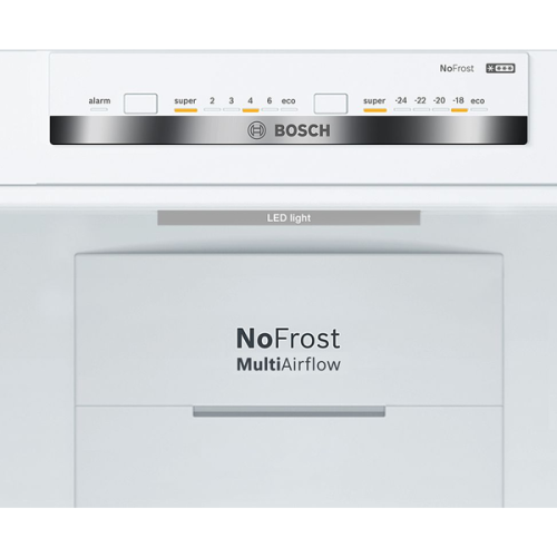 Frigorifico Combinado 2 Portas Inox No Frost BOSCH 326LK.NF.P.IX KGN366ICF 326L 186 x 60 x 66 Classe C 