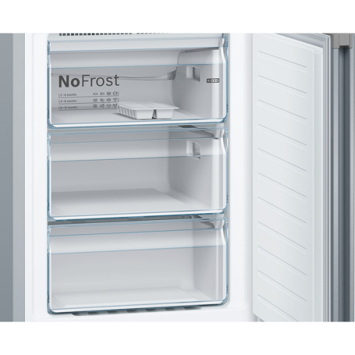 Frigorifico Combinado 2 Portas Inox No Frost BOSCH 326LK.NF.P.IX KGN366ICF 326L 186 x 60 x 66 Classe C 