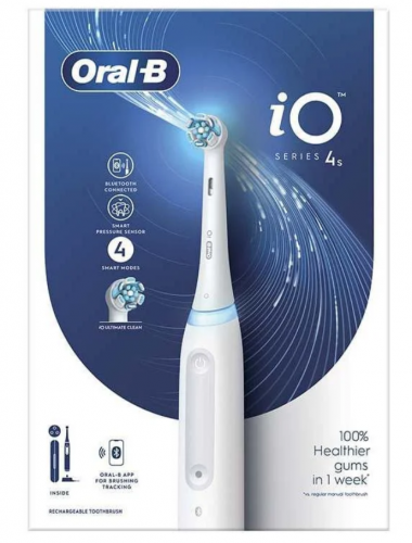 ESCOVA DENTES ELETRICA IO SERIE 4S BRANCA