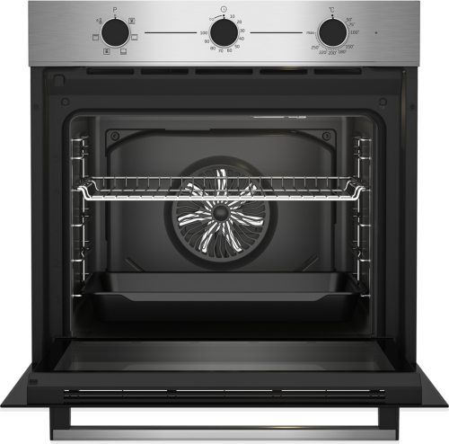 Pack Encastre Forno + Placa Beko BBSE 12120XD 60cm Vapor 72L ClasseD