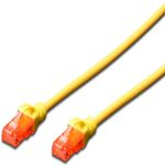 EWENT CHICOTE CAT6 UTP 1MT AMARELO