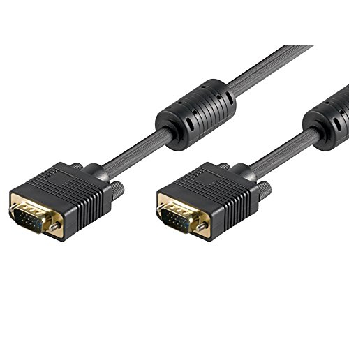 EWENT CABO VGA HD PLUG M/M AWG28 15MT FERRITE