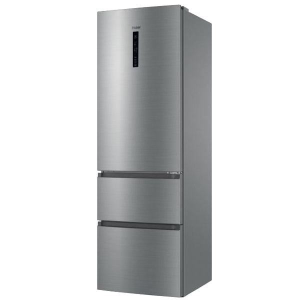 Frigorifico Combinado 3 Portas Cor New Gentle Silver No Frost HAIER HTR3619ENMN 348L 190.5x59.5x65.7 Classe E