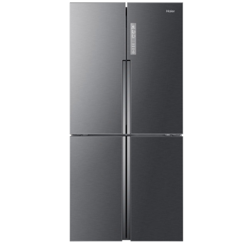 Frigorifco Americano HAIER HTF-458DG6 4 Portas Cor Silver No Frost 456L 180.4x83.3x66.6 Classe E