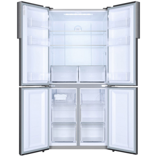 Frigorifco Americano HAIER HTF-458DG6 4 Portas Cor Silver No Frost 456L 180.4x83.3x66.6 Classe E