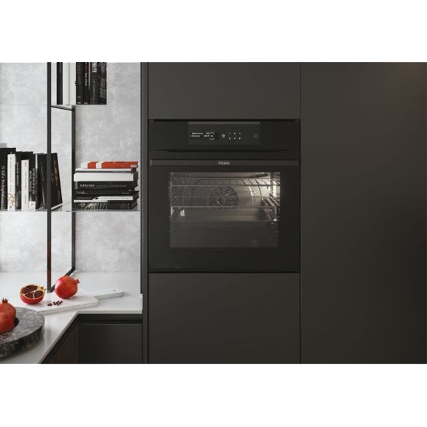 Forno Encastre HAIER HWO60SM2B9BH 60cm Pirolitico Hidrolitico 70L Classe C
