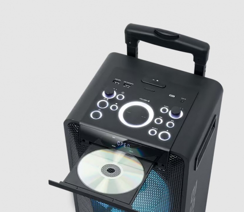 MUSE COLUNA AUDIO BLUETOOH CD C/ BATERIA USB 300W M-1920 DJ