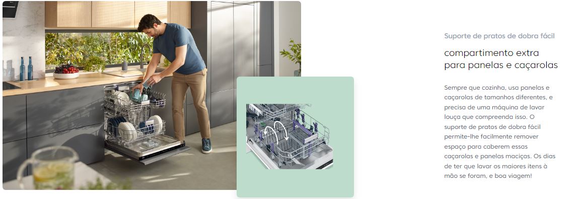 Maquina de lavar Louça Beko BDFN26420XA 14 Conjuntos 60Cm Classe E